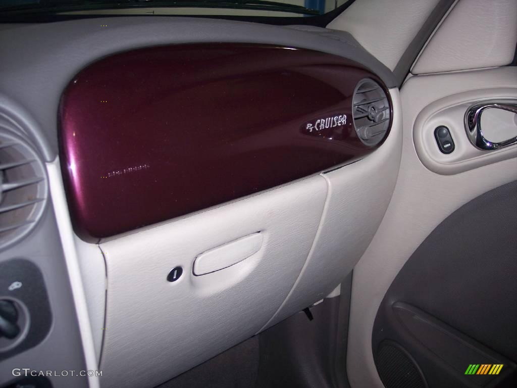2001 PT Cruiser Limited - Deep Cranberry Pearl / Taupe/Pearl Beige photo #16