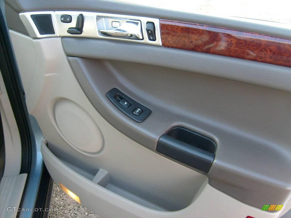2004 Pacifica  - Butane Blue Pearl / Light Taupe photo #18