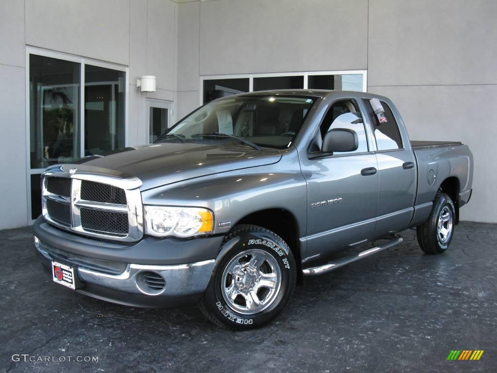 2005 Ram 1500 ST Quad Cab - Mineral Gray Metallic / Dark Slate Gray photo #1