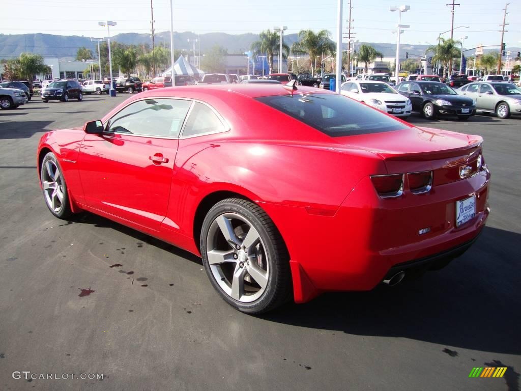 2010 Camaro SS/RS Coupe - Victory Red / Black photo #6