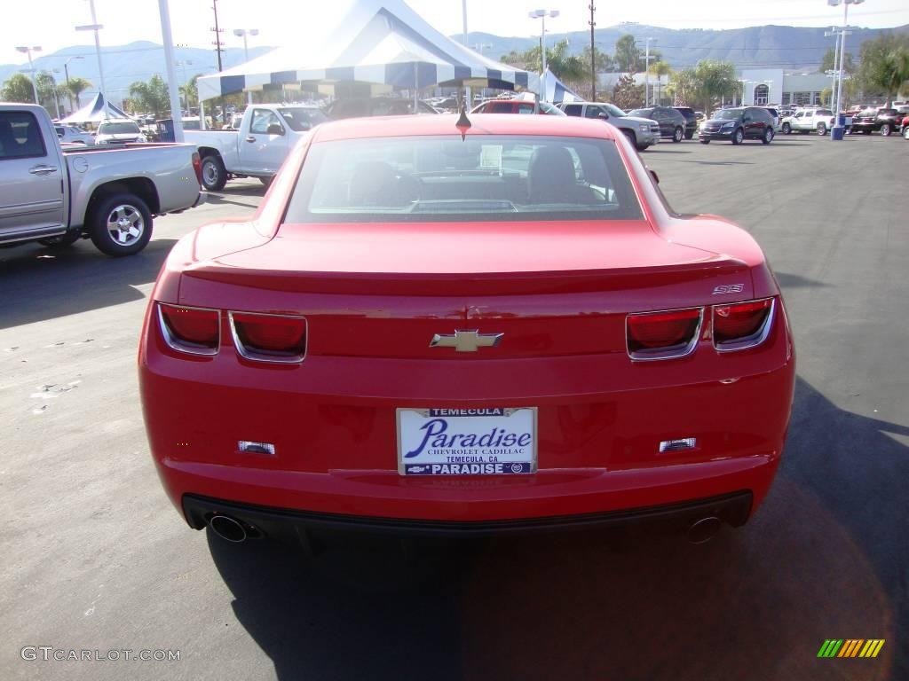 2010 Camaro SS/RS Coupe - Victory Red / Black photo #7