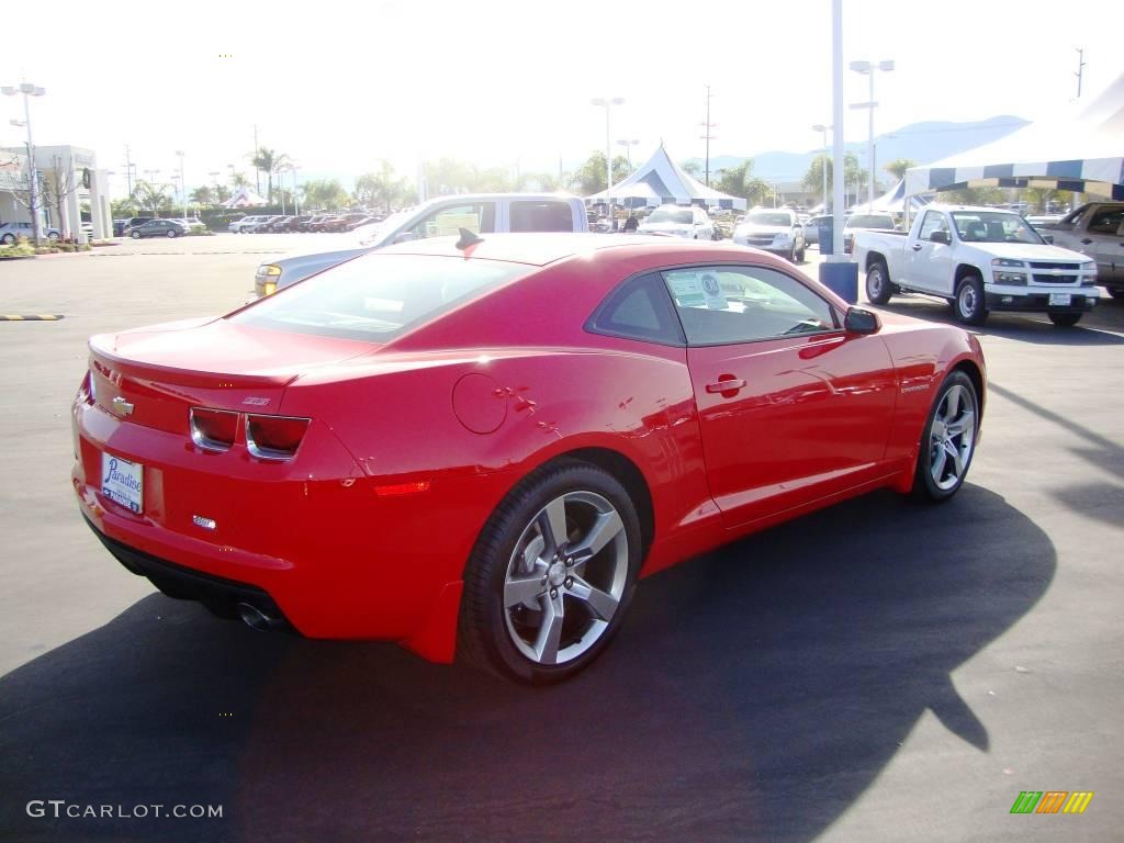 2010 Camaro SS/RS Coupe - Victory Red / Black photo #8