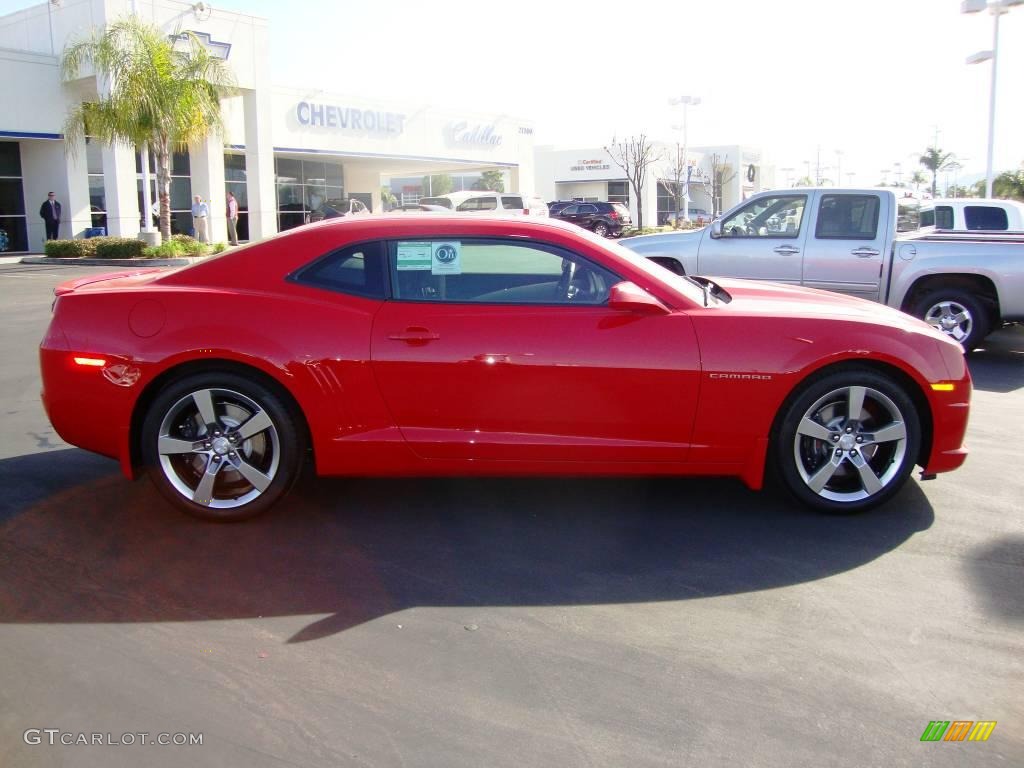 2010 Camaro SS/RS Coupe - Victory Red / Black photo #9