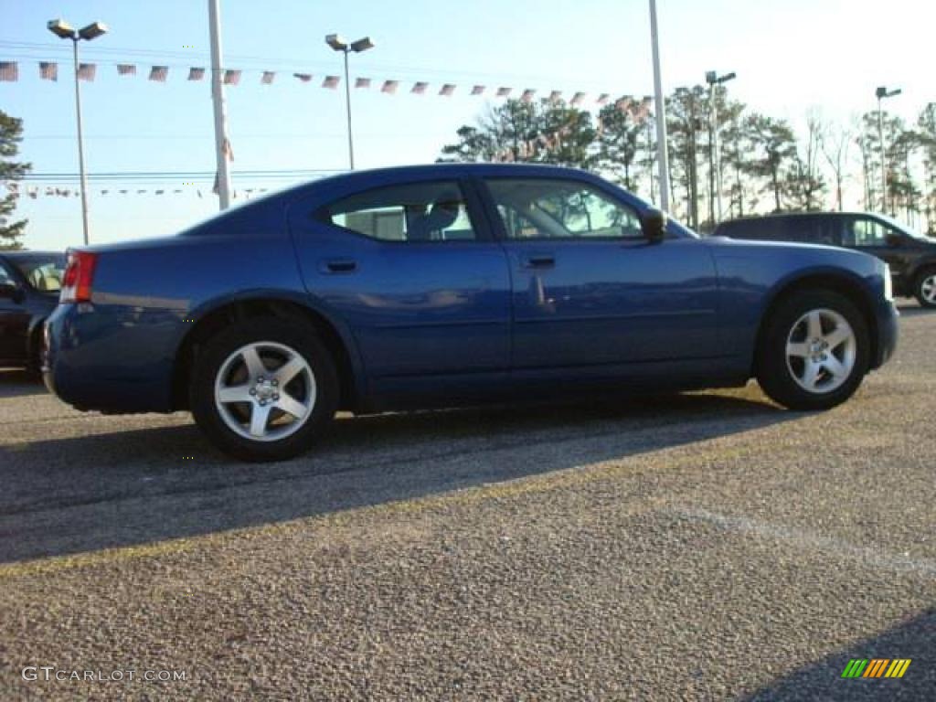 2009 Charger SE - Deep Water Blue Pearl / Dark Slate Gray photo #5