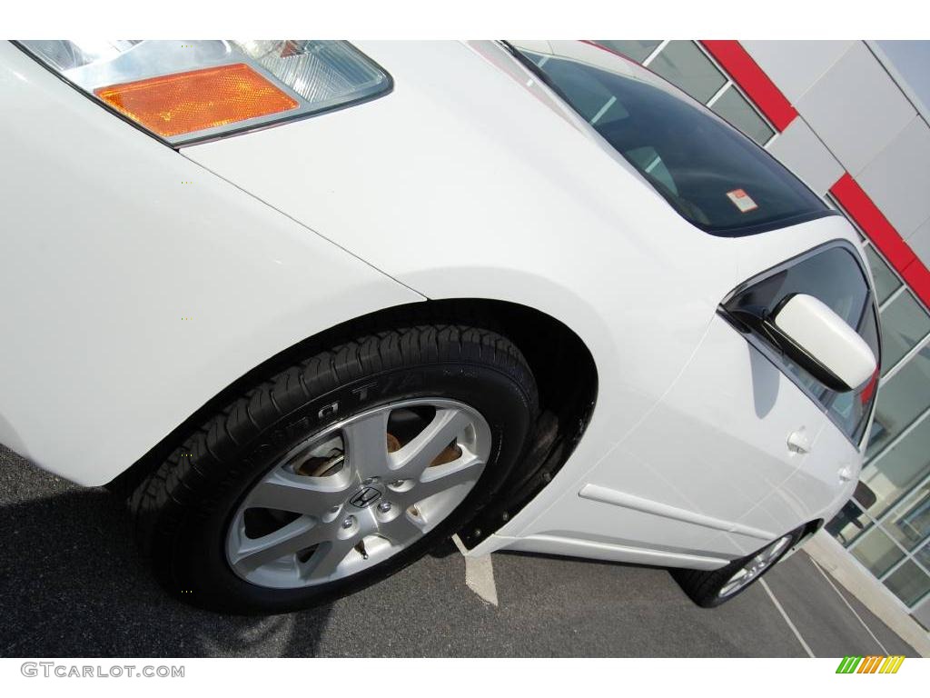 2005 Accord EX-L V6 Sedan - Taffeta White / Ivory photo #3