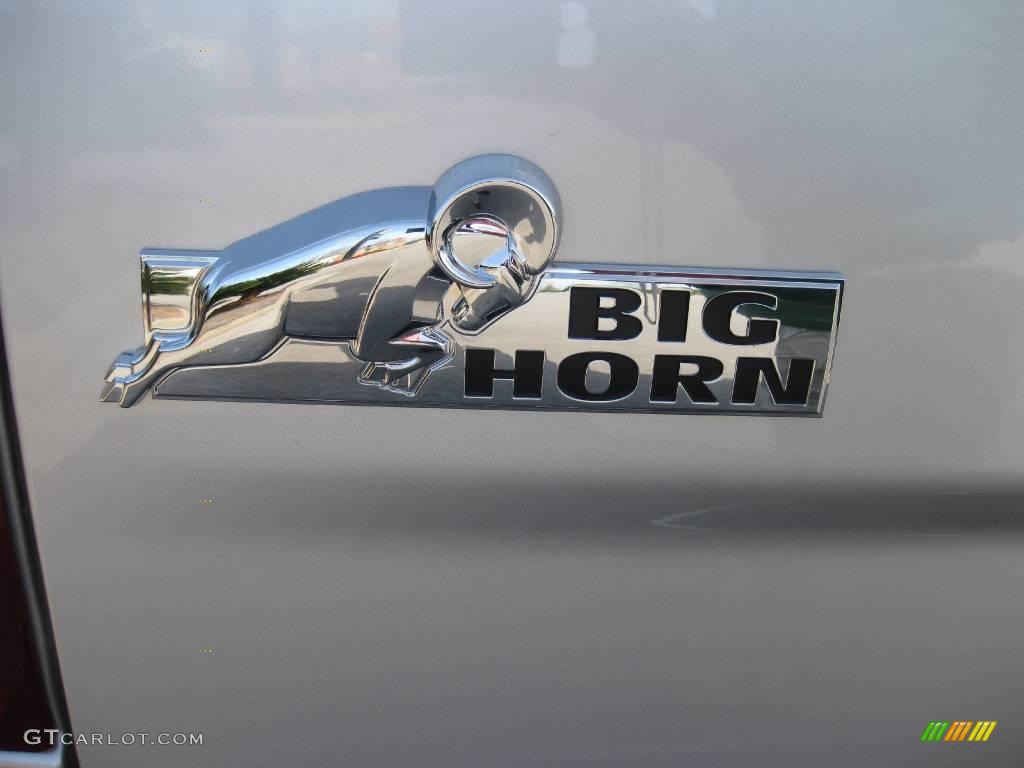 2010 Ram 1500 Big Horn Crew Cab - Bright Silver Metallic / Dark Slate/Medium Graystone photo #8