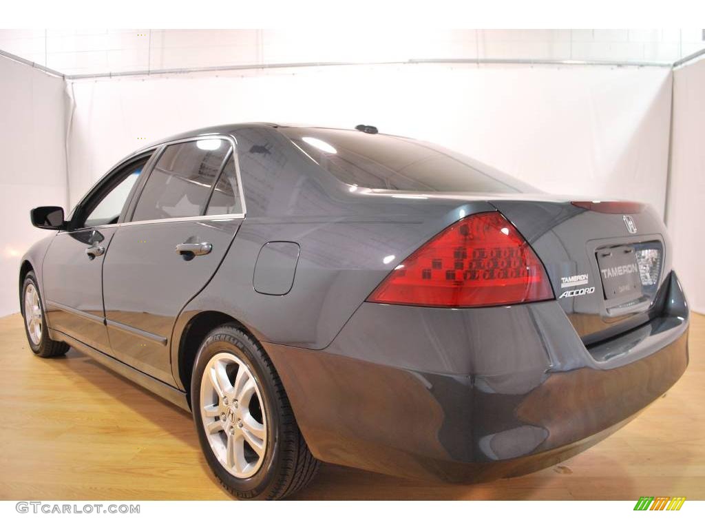 2007 Accord EX-L Sedan - Graphite Pearl / Gray photo #3