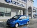 2007 Vivid Blue Pearl Honda Fit Sport  photo #1