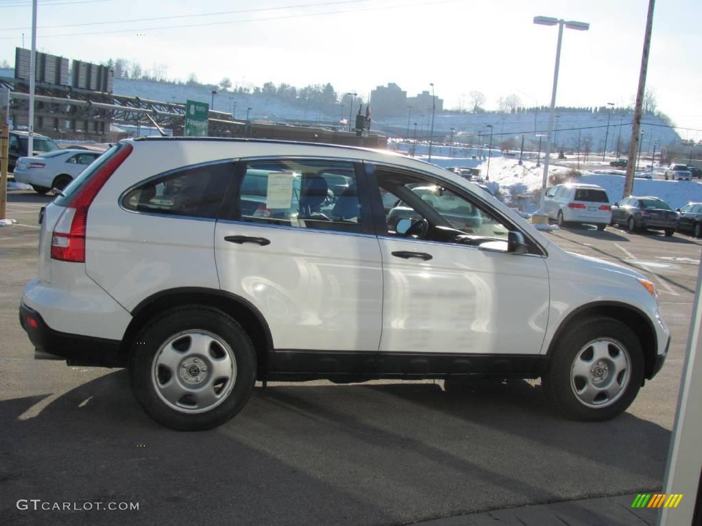 2007 CR-V LX 4WD - Taffeta White / Gray photo #6