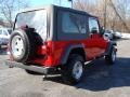 2005 Flame Red Jeep Wrangler Unlimited 4x4  photo #4