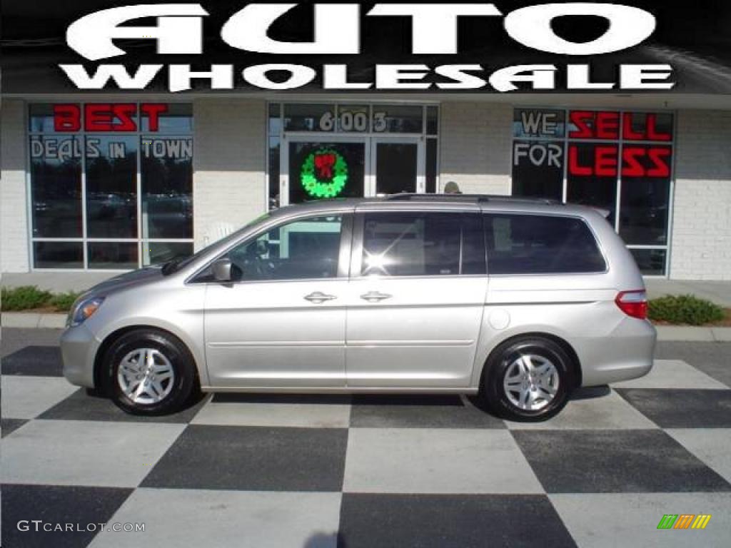 2007 Odyssey EX-L - Silver Pearl Metallic / Gray photo #1