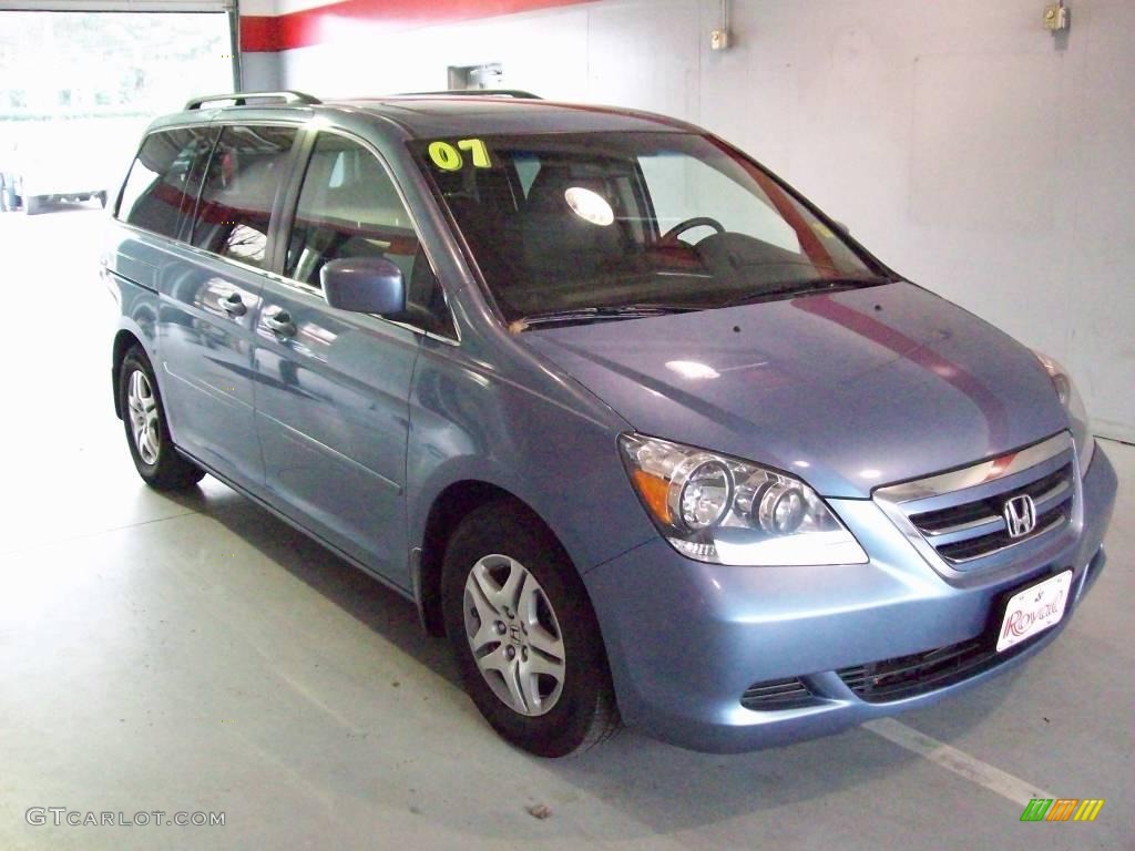 2007 Odyssey EX-L - Ocean Mist Metallic / Gray photo #1