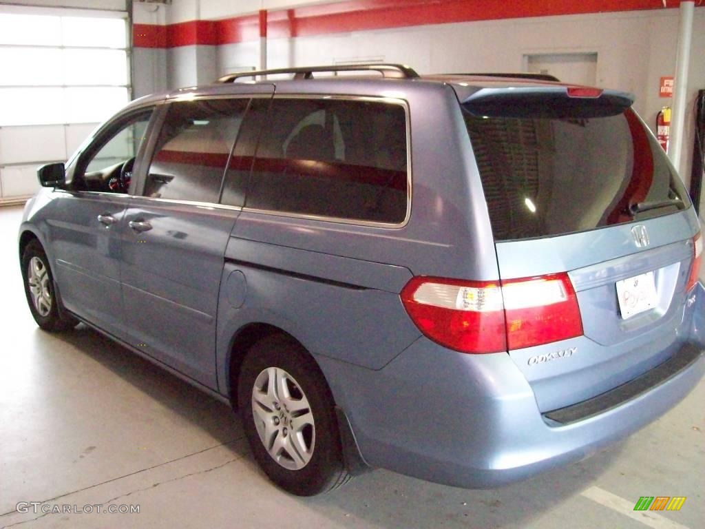 2007 Odyssey EX-L - Ocean Mist Metallic / Gray photo #4