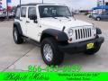 2007 Stone White Jeep Wrangler Unlimited X 4x4  photo #1