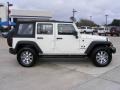 2007 Stone White Jeep Wrangler Unlimited X 4x4  photo #2