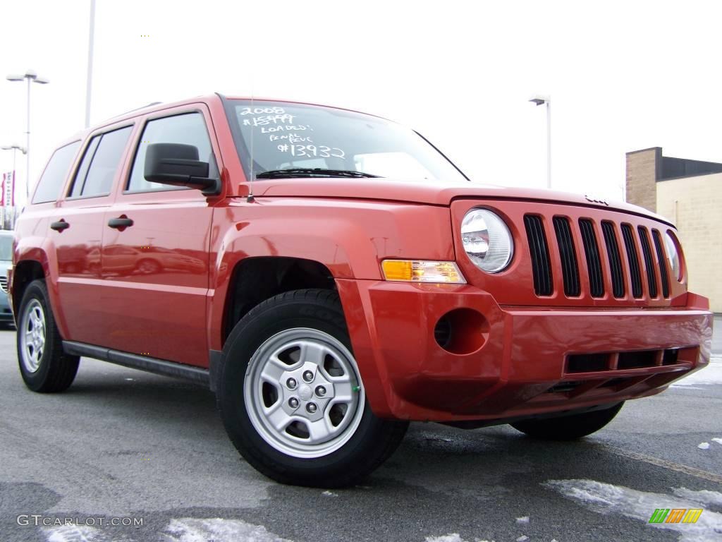 2008 Patriot Sport - Sunburst Orange Pearl / Pastel Pebble Beige photo #1