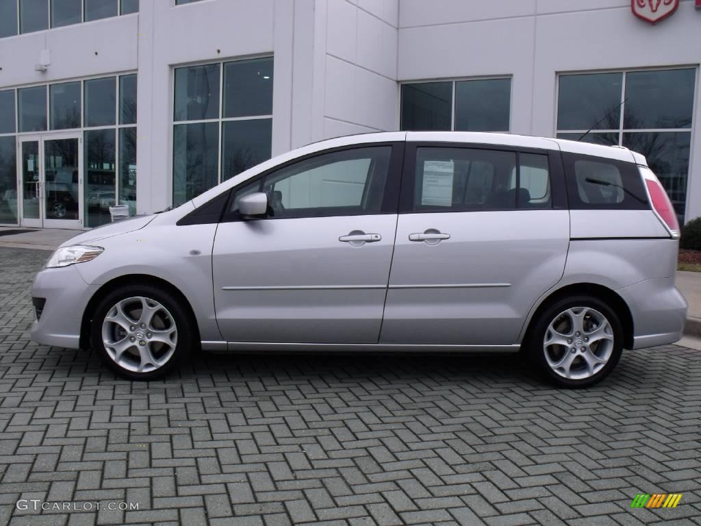 2008 MAZDA5 Sport - Sunlight Silver / Black photo #2