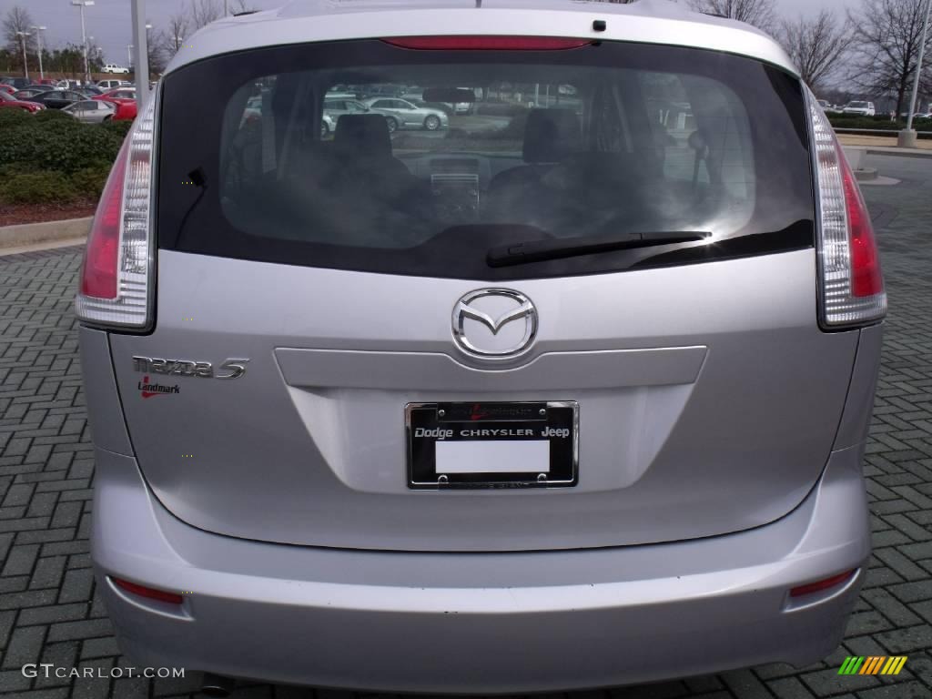 2008 MAZDA5 Sport - Sunlight Silver / Black photo #4