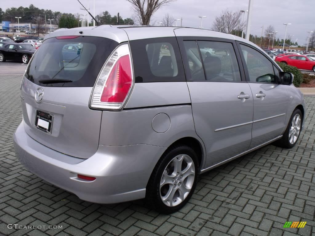 2008 MAZDA5 Sport - Sunlight Silver / Black photo #5