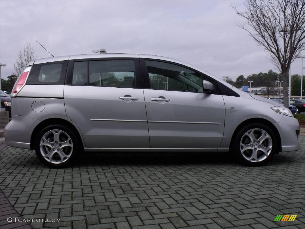 2008 MAZDA5 Sport - Sunlight Silver / Black photo #6