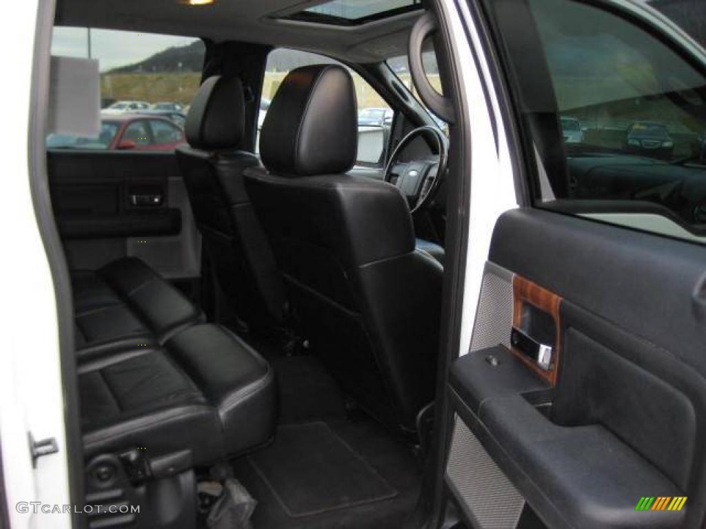 2004 F150 Lariat SuperCrew 4x4 - Oxford White / Black/Medium Flint photo #15