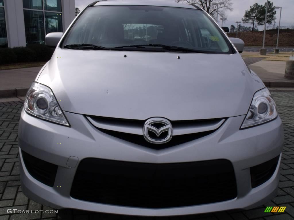 2008 MAZDA5 Sport - Sunlight Silver / Black photo #8