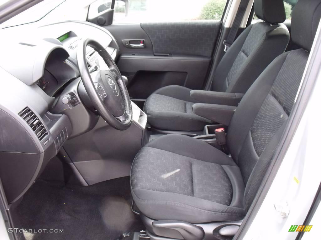 2008 MAZDA5 Sport - Sunlight Silver / Black photo #10