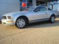 2005 Satin Silver Metallic Ford Mustang V6 Premium Coupe  photo #2