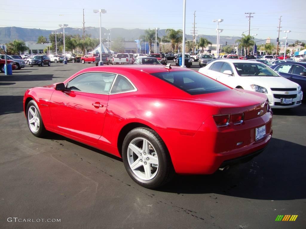 2010 Camaro LT Coupe - Victory Red / Black photo #6