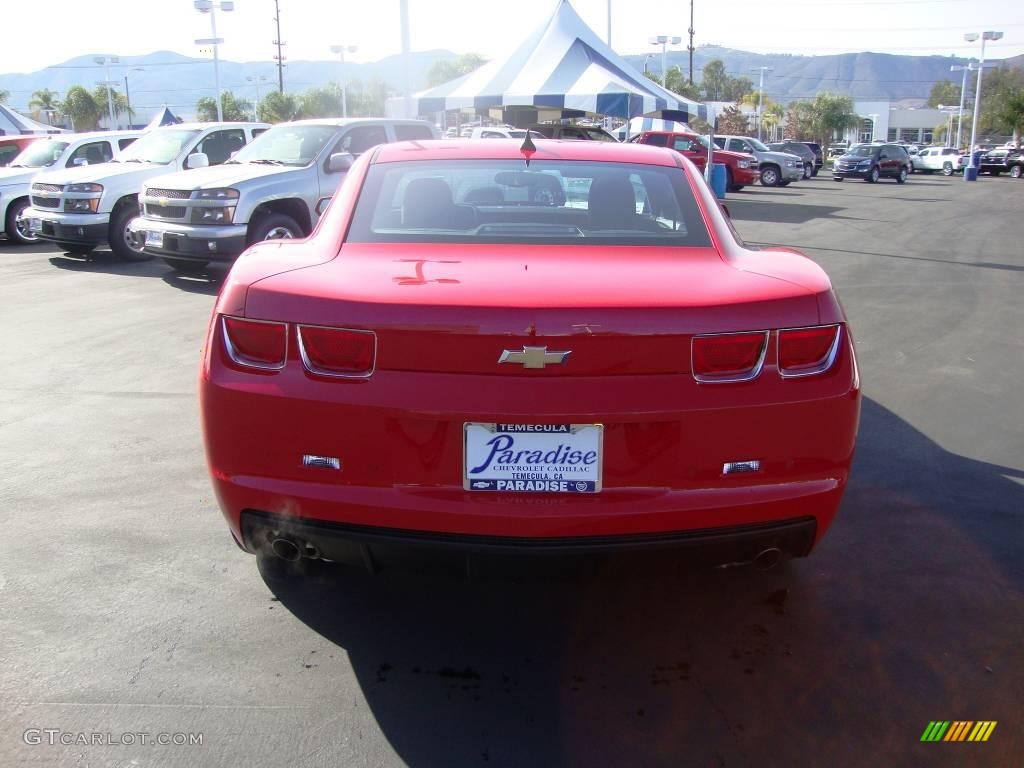 2010 Camaro LT Coupe - Victory Red / Black photo #7