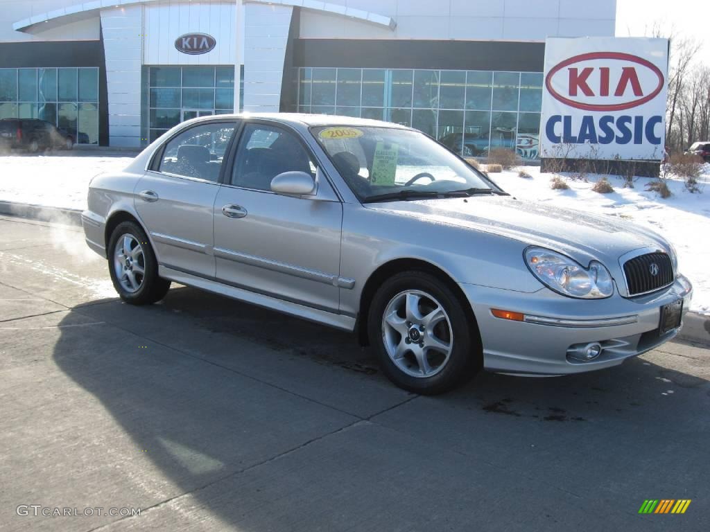 2005 Sonata GLS V6 - Bright Silver / Black photo #1