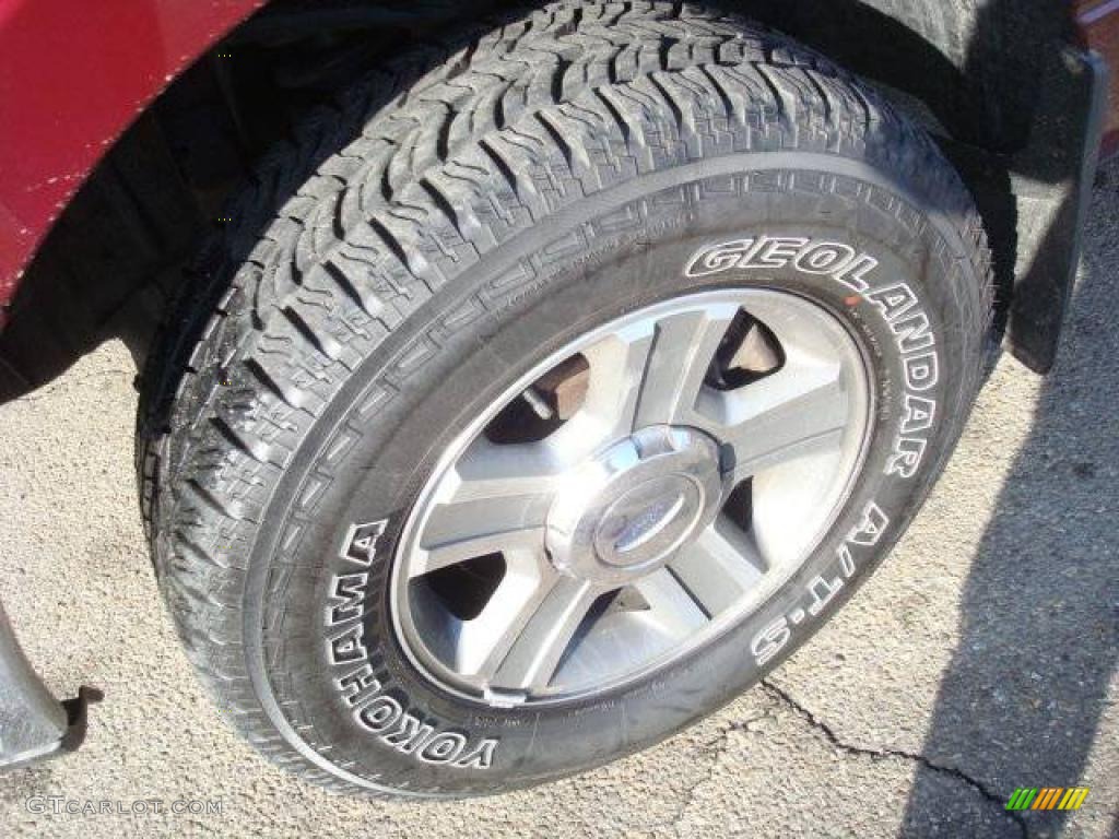 2006 F150 XLT SuperCab 4x4 - Dark Toreador Red Metallic / Medium/Dark Flint photo #18