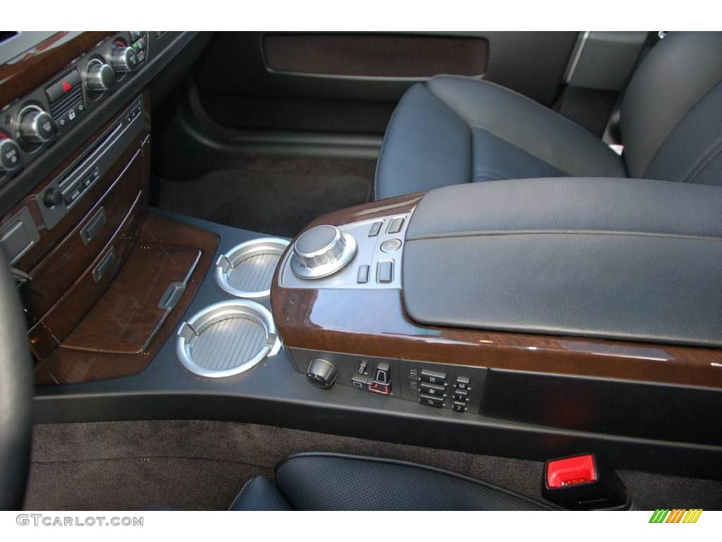 2008 7 Series 750Li Sedan - Azurite Black Metallic / Black photo #14
