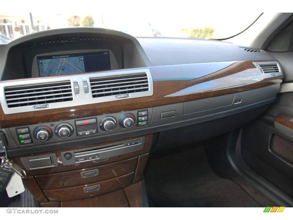 2008 7 Series 750Li Sedan - Azurite Black Metallic / Black photo #15