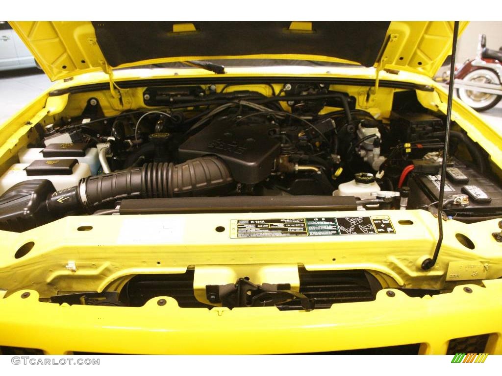 2006 Ranger Sport SuperCab 4x4 - Screaming Yellow / Medium Dark Flint photo #25