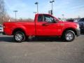 2007 Bright Red Ford F150 XL Regular Cab  photo #2