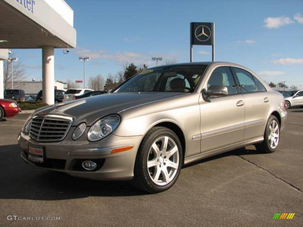 2008 E 350 4Matic Sedan - Pewter Metallic / Cashmere photo #1