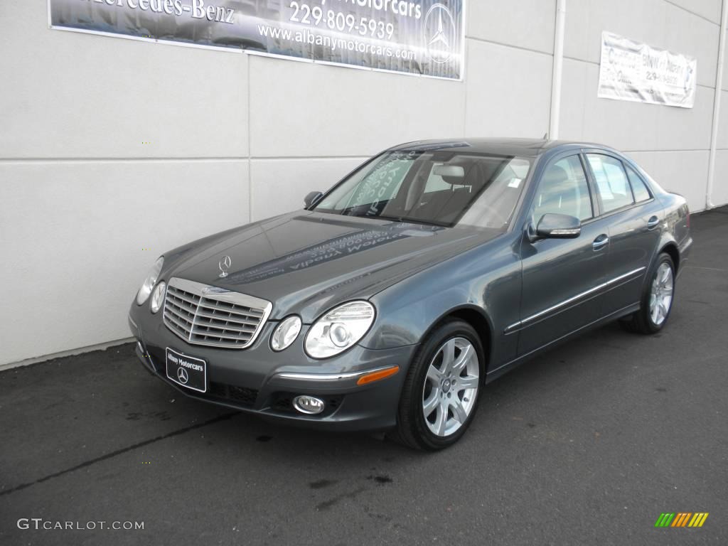 2008 E 350 Sedan - Flint Grey Metallic / Black photo #2