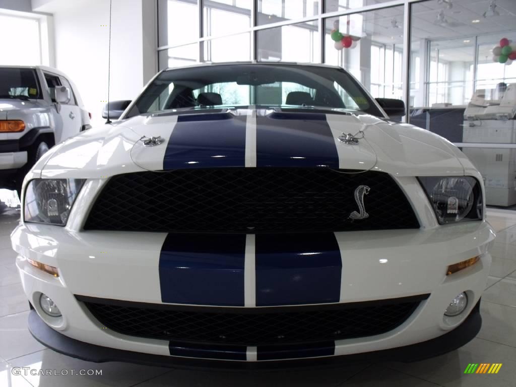 2008 Mustang Shelby GT500 Coupe - Performance White / Black photo #4
