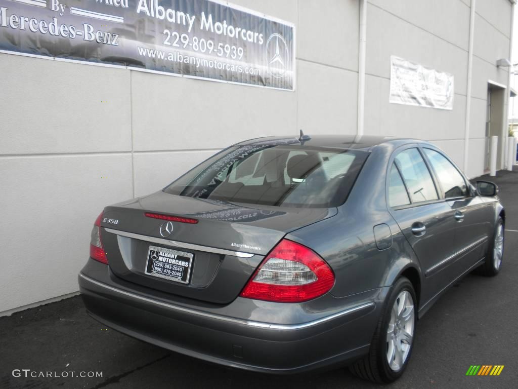 2008 E 350 Sedan - Flint Grey Metallic / Black photo #21