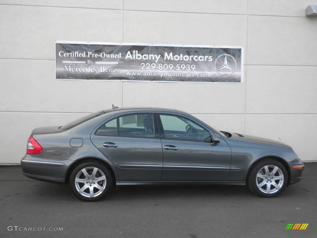 2008 E 350 Sedan - Flint Grey Metallic / Black photo #22