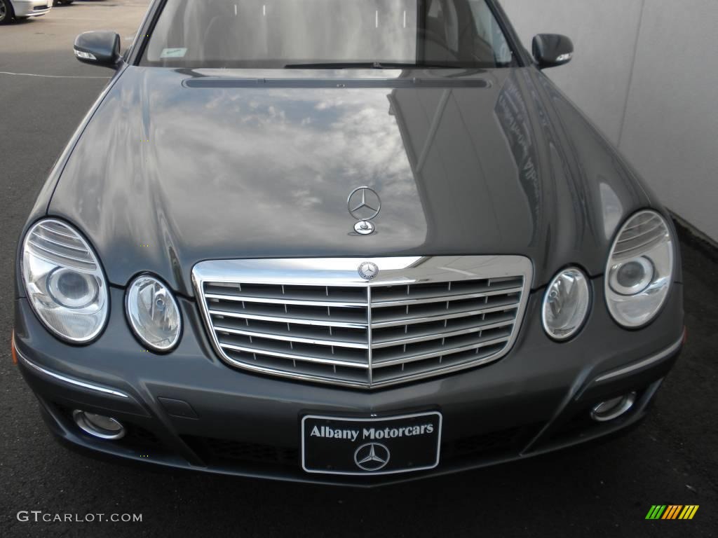 2008 E 350 Sedan - Flint Grey Metallic / Black photo #24