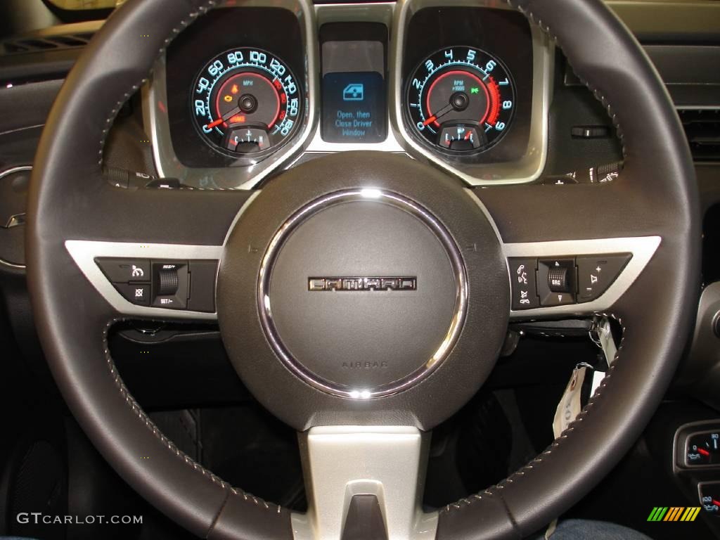 2010 Camaro SS SLP ZL550 Supercharged Coupe - Cyber Gray Metallic / Black photo #20