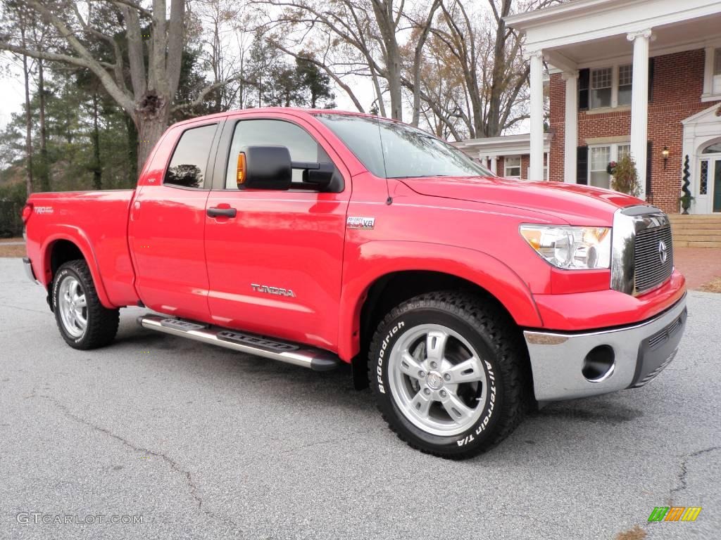 2007 Tundra SR5 TRD Double Cab 4x4 - Radiant Red / Graphite Gray photo #11