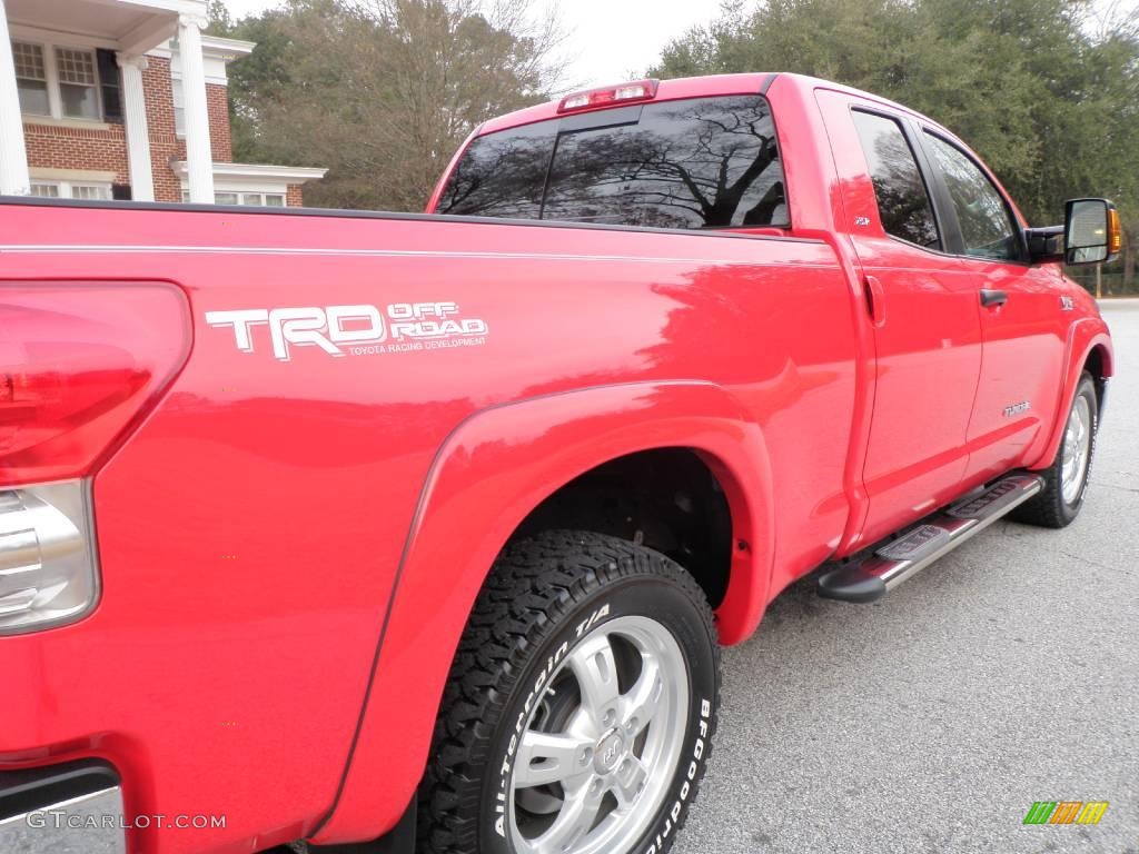 2007 Tundra SR5 TRD Double Cab 4x4 - Radiant Red / Graphite Gray photo #21