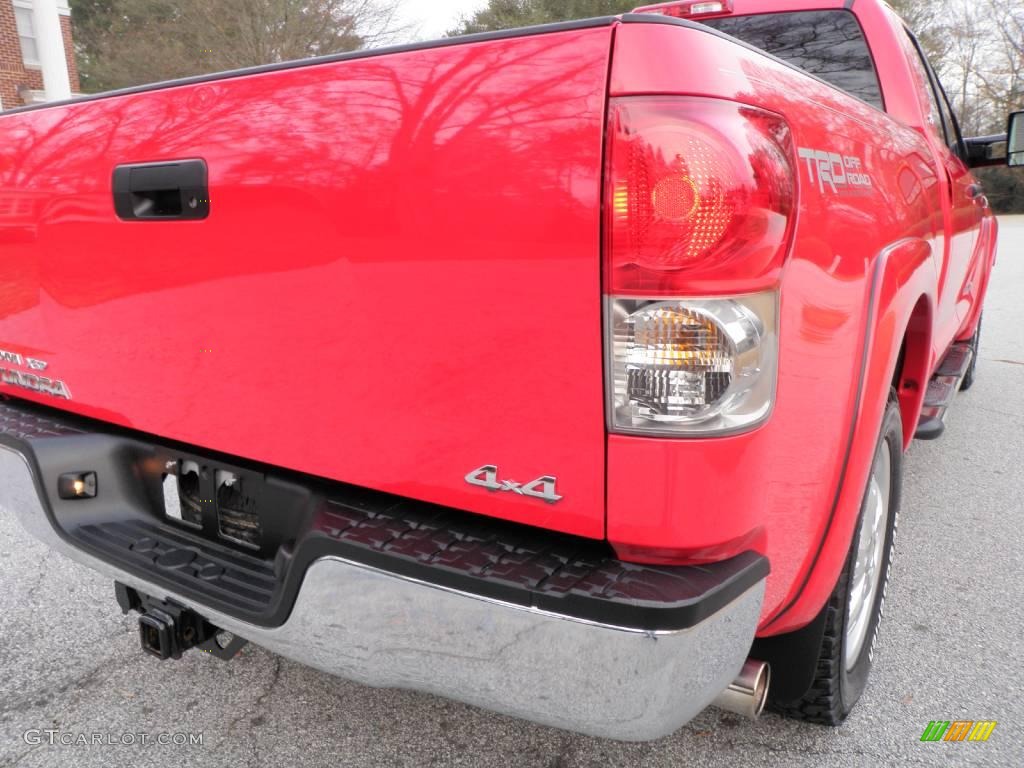 2007 Tundra SR5 TRD Double Cab 4x4 - Radiant Red / Graphite Gray photo #22