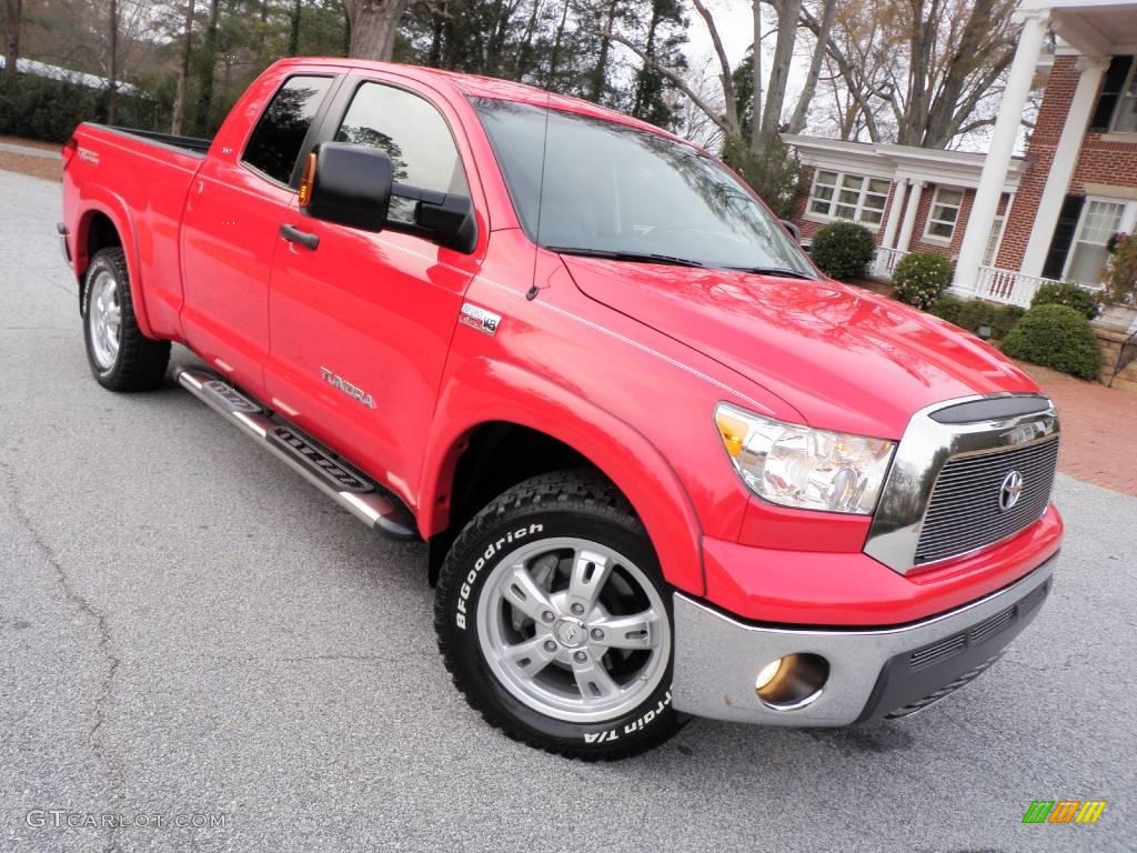 2007 Tundra SR5 TRD Double Cab 4x4 - Radiant Red / Graphite Gray photo #57