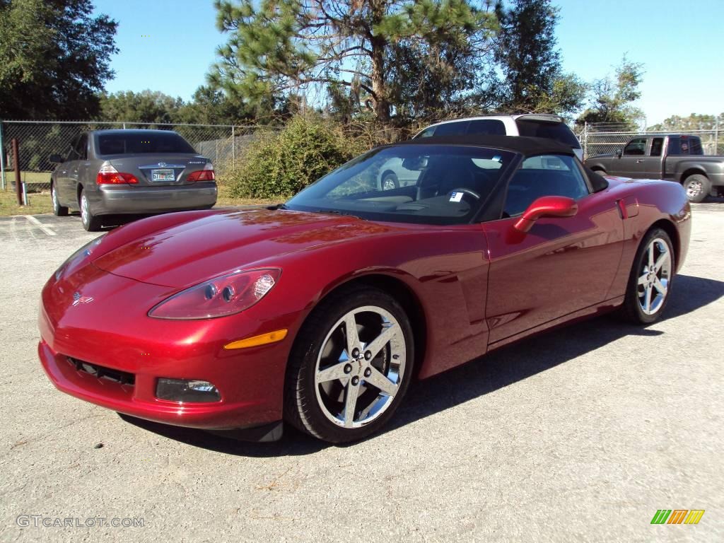 Crystal Red Metallic Chevrolet Corvette