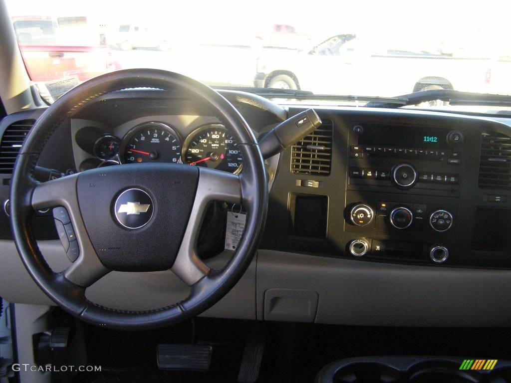 2008 Silverado 1500 LT Crew Cab - Summit White / Light Titanium/Ebony Accents photo #11