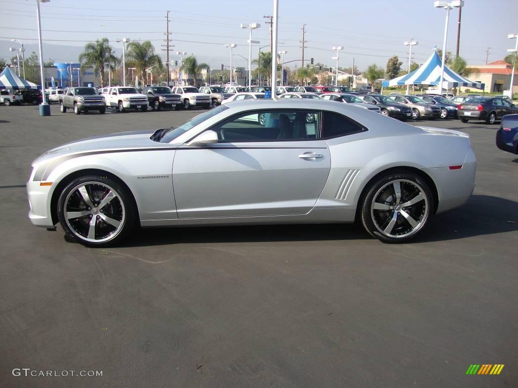 2010 Camaro SS/RS Coupe - Silver Ice Metallic / Black photo #6